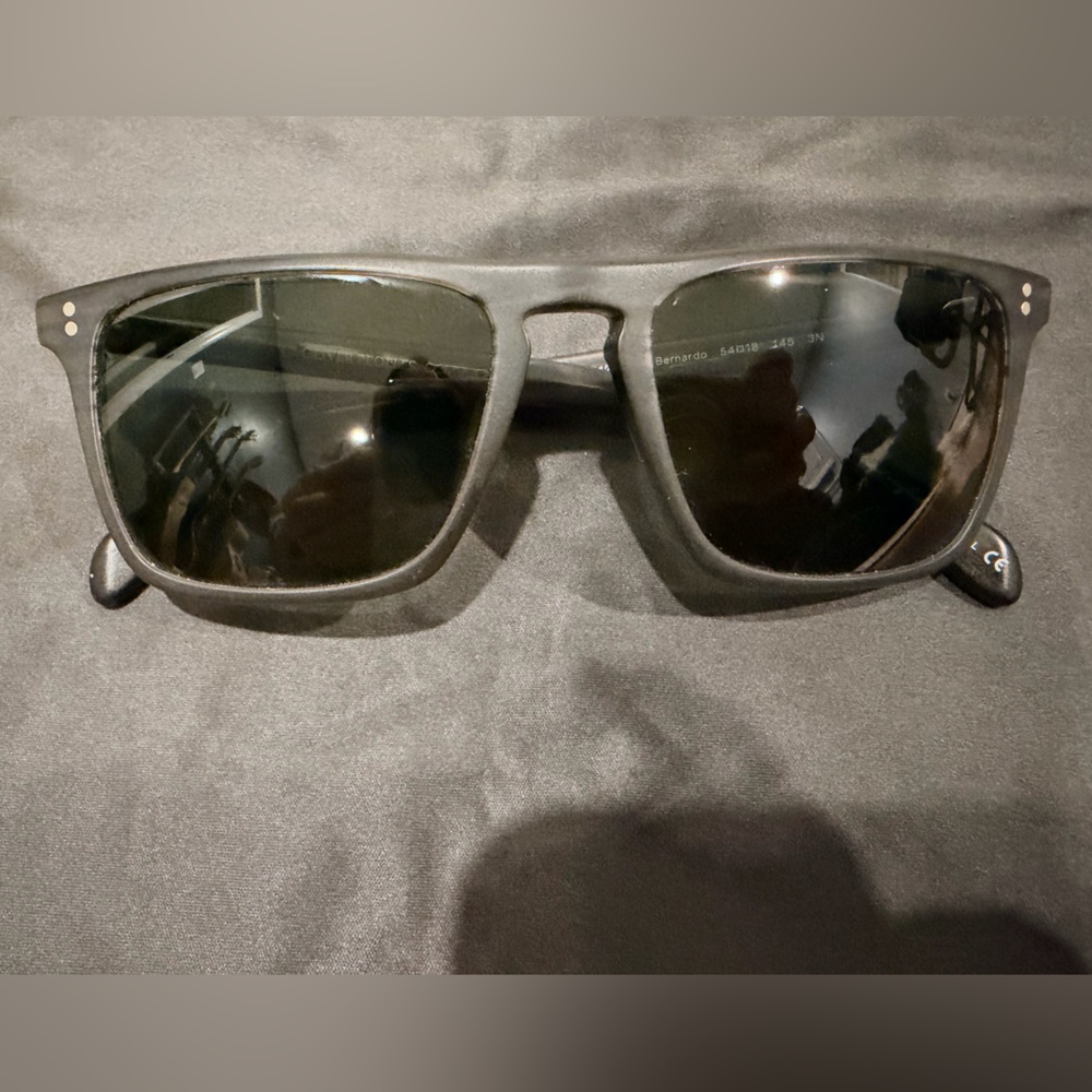 Oliver Peoples - Bernardo Black Sunglasses